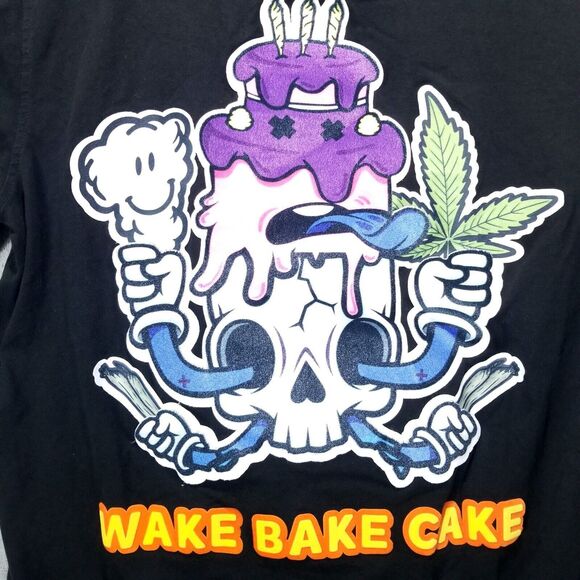 Wedding Cake T-shir Mens Small Black Short sleeve Graphic - Picture 7 of 10